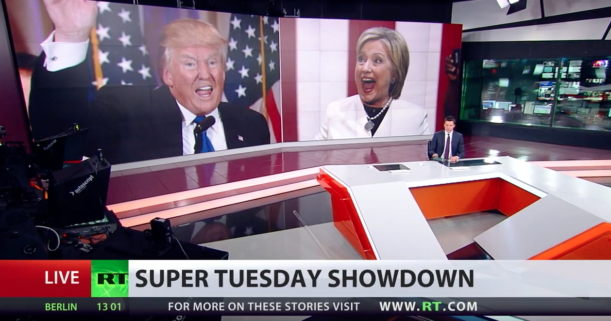 Image: Super Tuesday results: Trump & Clinton win big in primaries (Video)
