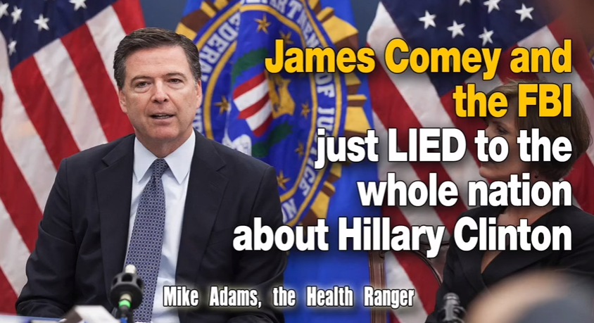 Image: James Comey and the FBI just LIED to the whole nation about Hillary Clinton (Video)