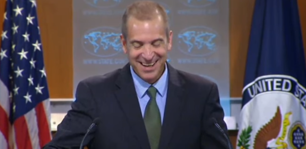 Image: VIDEO: Government official bursts into laughter after claiming “transparency”