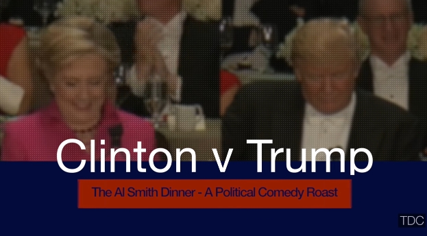 Image: Clinton & Trump’s Comedy Battle – Al Smith Charity Dinner (Video)