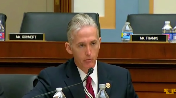Image: Trey Gowdy on Hillary Campaign: “Five Get Out of Jail-Free Cards” (Video)