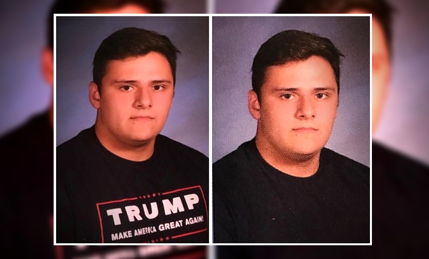 Image: Trump Shirts Were Photoshopped Out of Children’s Yearbooks (Video)