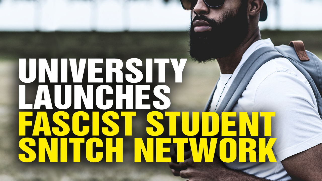 Image: Univ. Of Maryland Announces FASCIST Student SNITCH Network (Video)