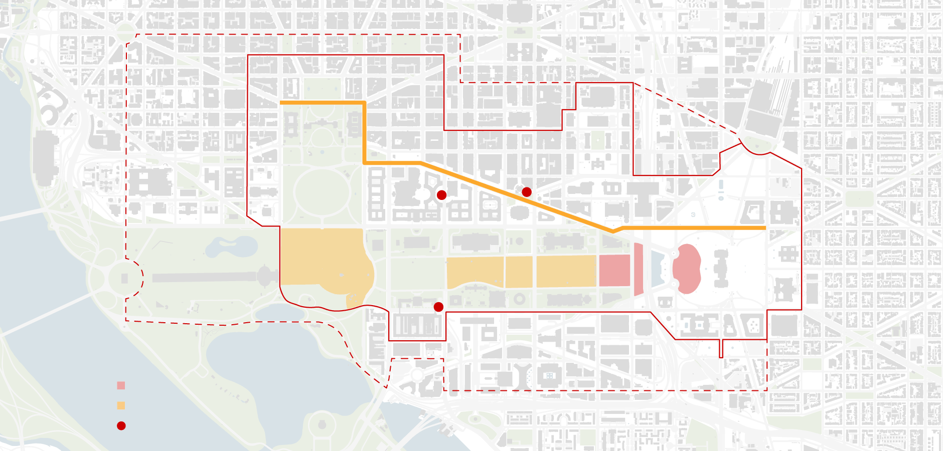 Note: Mt. Vernon Square and Pentagon Metro stations are also closed. Sources: Washington Metropolitan Area Transit Authority, U.S. Department of Homeland Security, Joint Congressional Committee on Inaugural Ceremonies By Sarah Almukhtar 