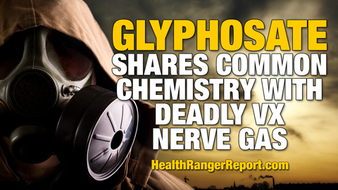 Image: Glyphosate shares common chemistry with deadly VX nerve gas (Audio)