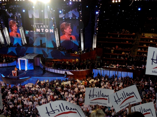 Image: DNC Sham Exposed – White Noise Machines Installed to Block Bernie Supporters Cheers (Video)