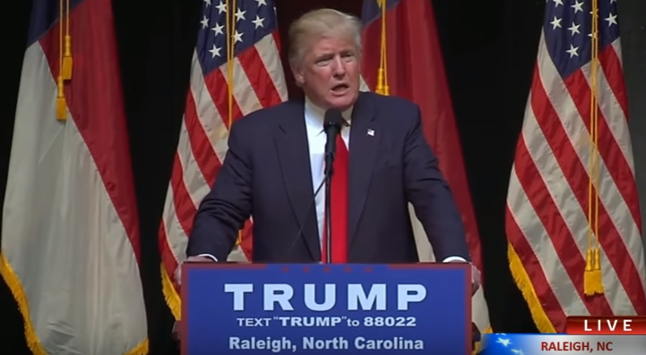 Image: Full Event: Donald Trump Holds Rally in Raleigh, NC (7-5-16) (Video)