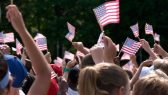Rally-Election-American-Flags