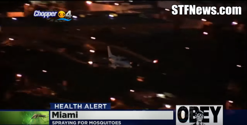 Image: Miami Sprays Harmful Neurotoxic Aerosol Gas (Video)