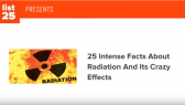 25 radiation facts