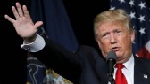 Republican U.S. presidential candidate Donald Trump speaks to supporters during a campaign event in Harrisburg, Pennsylvania, U.S., April 21, 2016. REUTERS/Carlos Barria