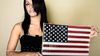 Woman-American-Flag-Usa-Liberty