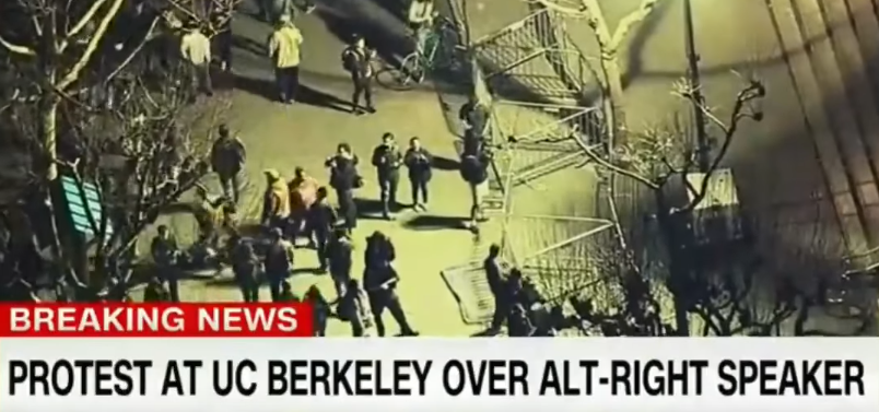 Image: UC Berkeley Students Turn into Violent Thugs to Block Milo Speech (Video)