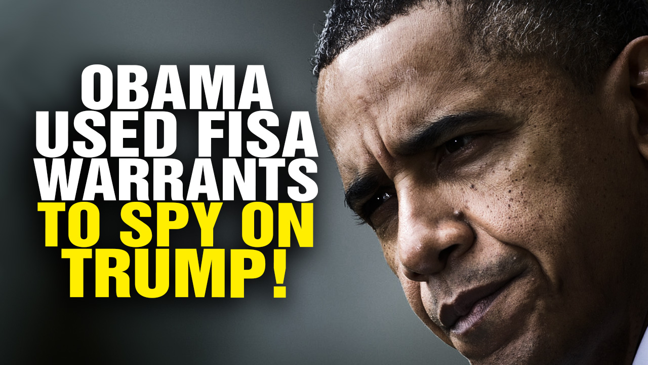 Image: Obama Used FISA Warrant to SPY on TRUMP! (Video)