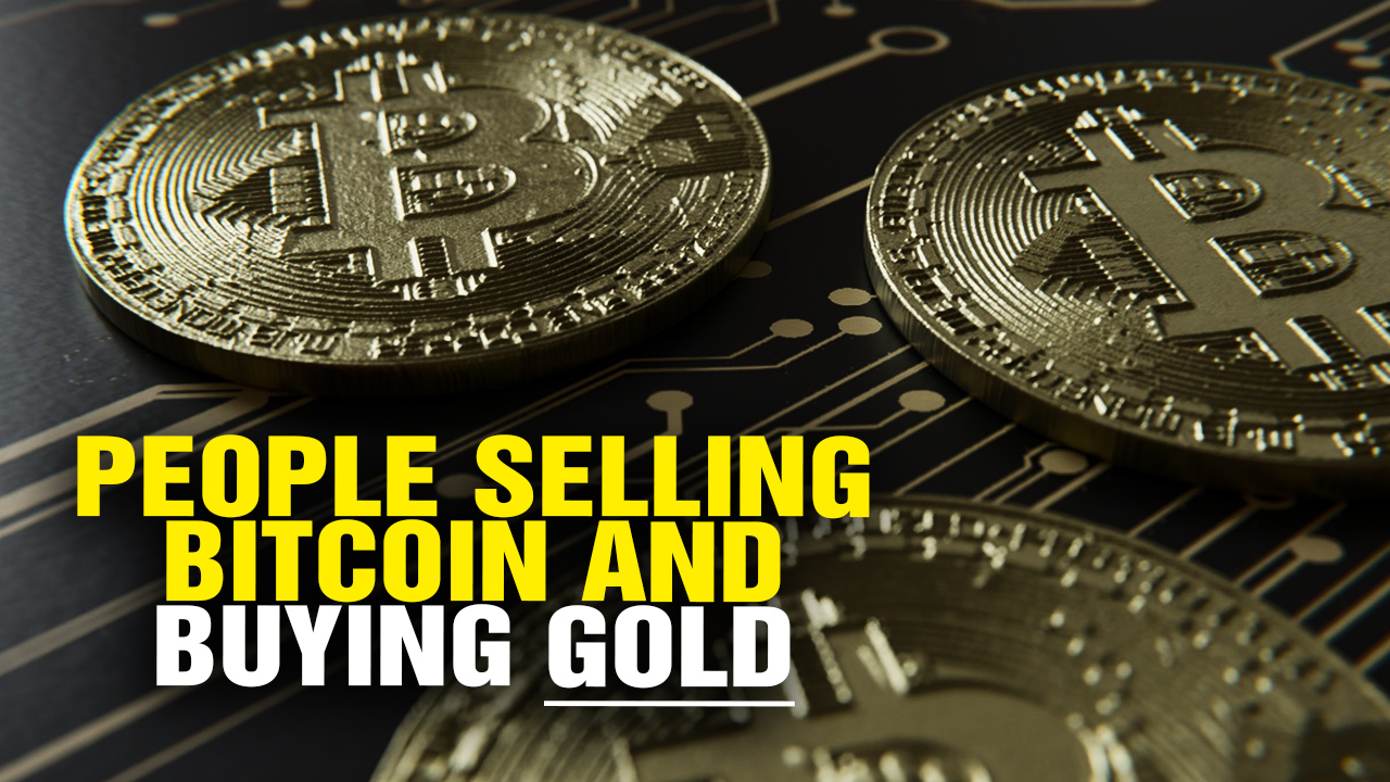 Image: People SELLING Bitcoin and BUYING GOLD (Video)