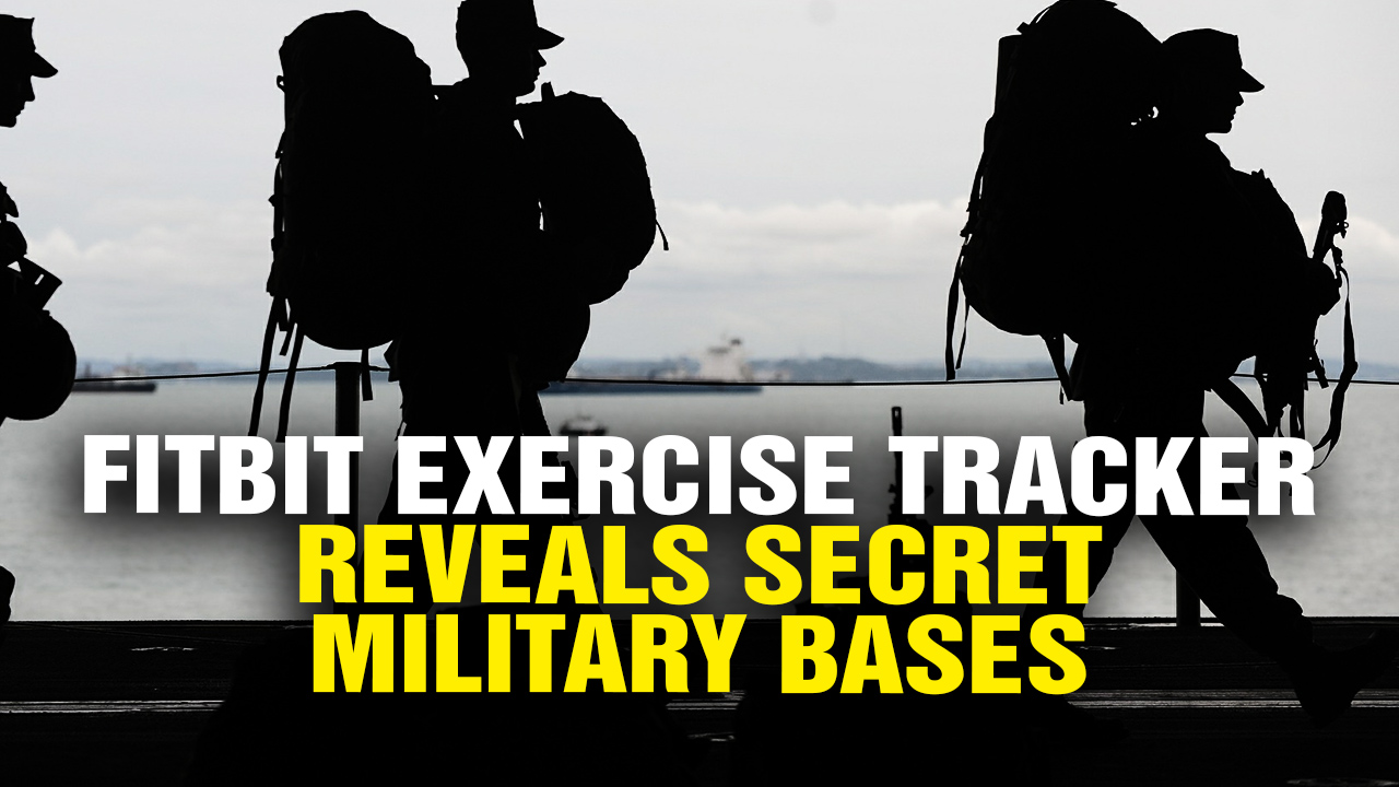 Image: FitBit Exercise Tracker Reveals SECRET Military Bases Around the World (Video)