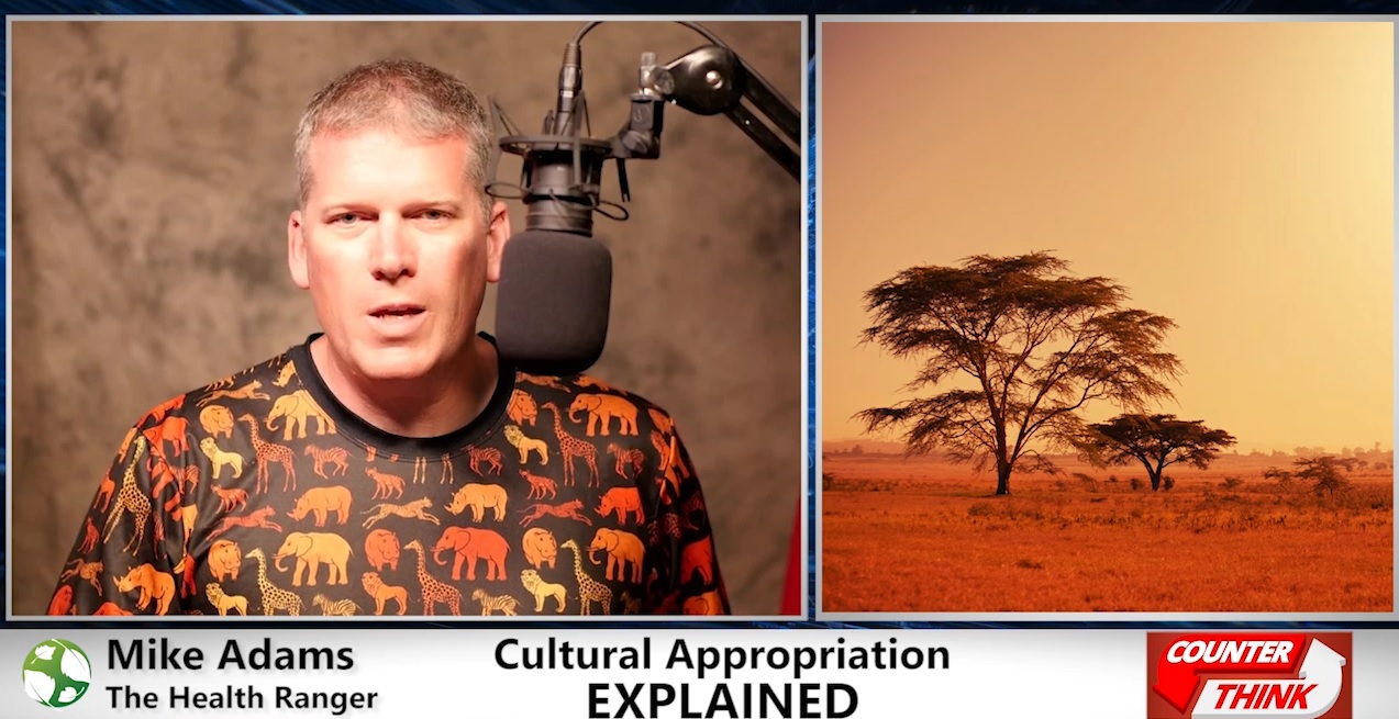 Image: We are ALL from Africa! Mike Adams publishes “cultural appropriation edition” of Counterthink